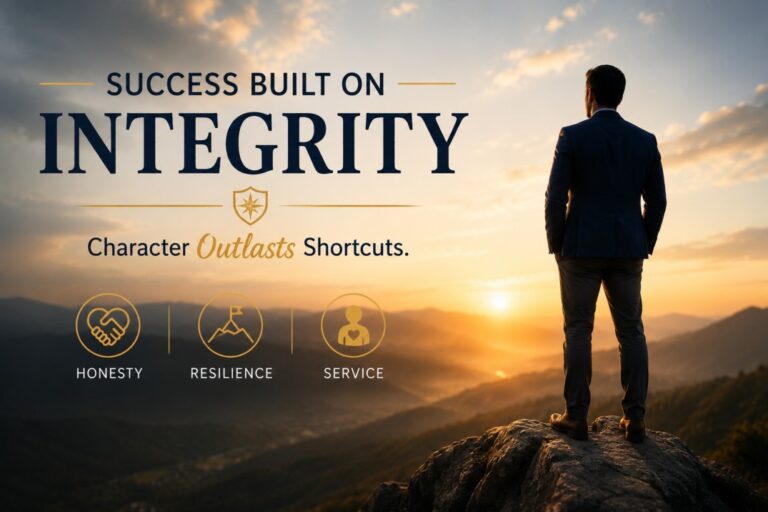 Success Built on Integrity: Why Character Will Always Outlast Shortcuts